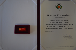 Főigazgatói elismerés hősies helytállásért