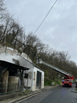 Tűzoltói beavatkozások vármegyénkben az erős szél miatt